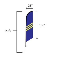 Feather Angled Flag